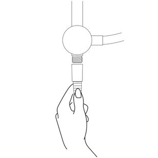 Retirez votre flexible de douche